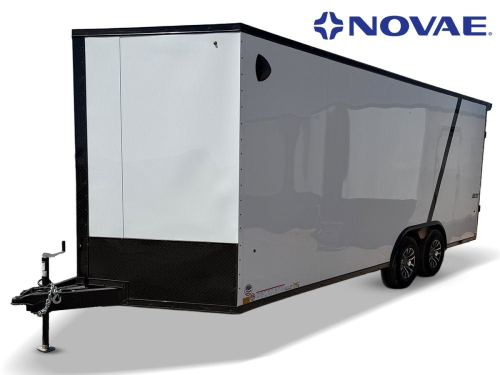 8.5 x 20 Journey SE Flat Top Sloped V Nose Car Hauler (2) 5200 lbs Axles 146231 - Stryker Dealership Group