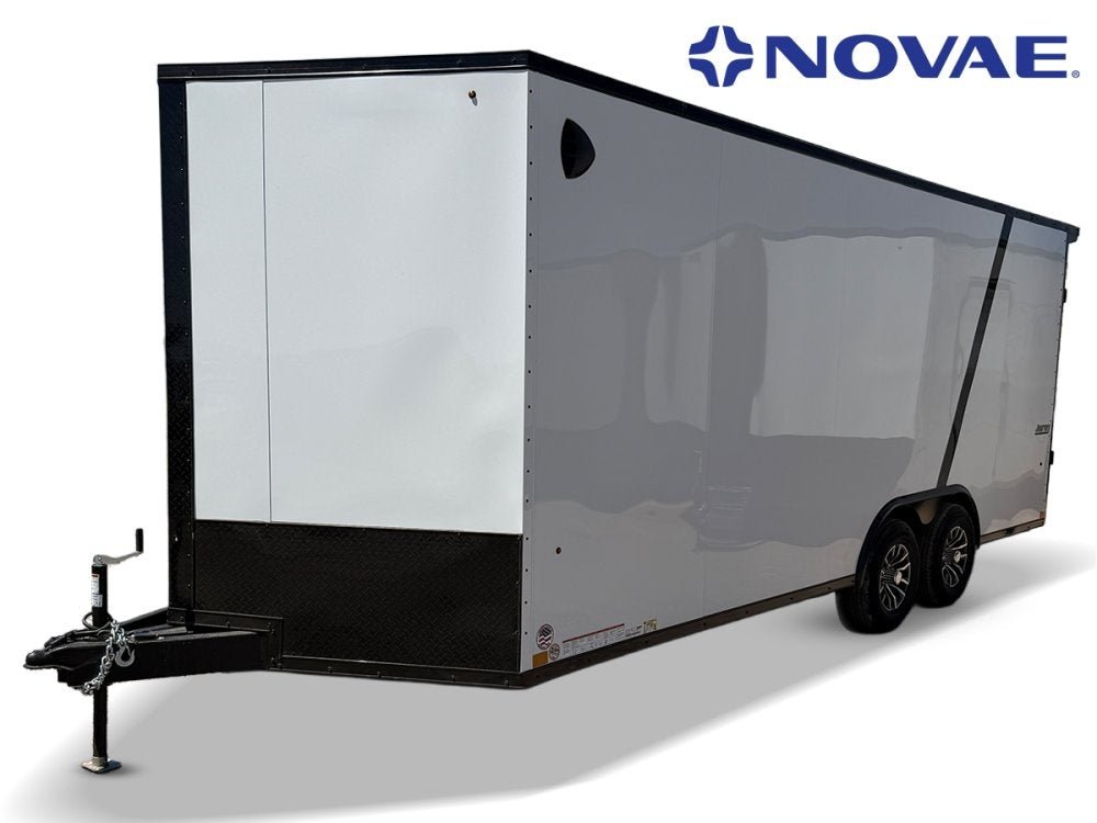 8.5 x 20 Journey SE Flat Top Sloped V Nose Car Hauler (2) 5200 lbs Axles 146231 - Stryker Dealership Group