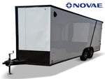 8.5 x 20 Journey SE Flat Top Sloped V Nose Car Hauler (2) 5200 lbs Axles 146231 - Stryker Dealership Group