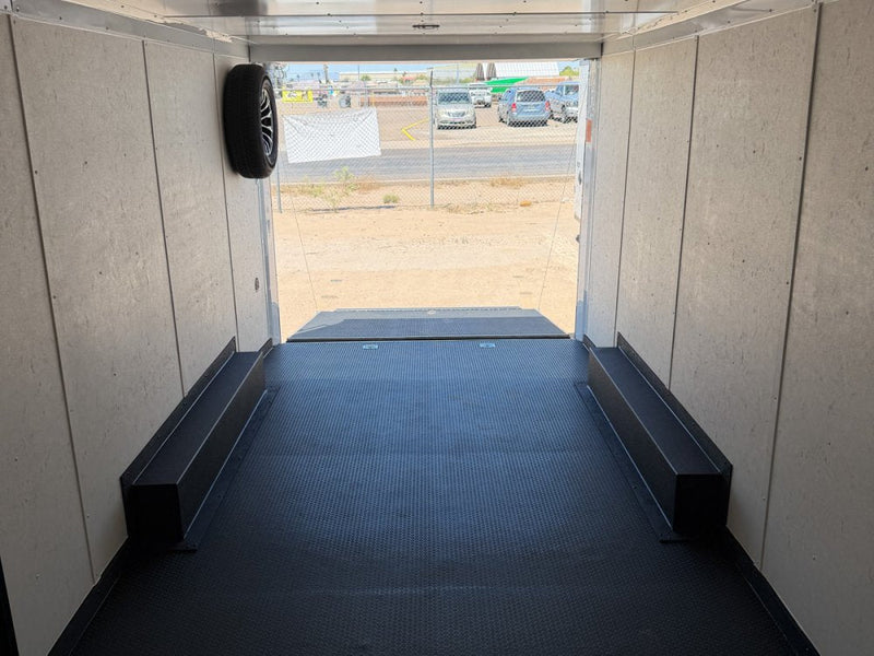 8.5 x 20 Journey SE Flat Top Sloped V Nose Car Hauler (2) 5200 lbs Axles 146231 - Stryker Dealership Group