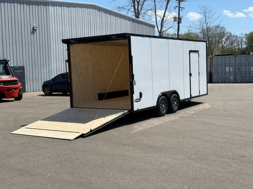 8.5 x 20 Look Trailers Element SE Flat Top V Nose Enclosed Trailer - (2) 5.2k lb Axles 140440 - Stryker Dealership Group