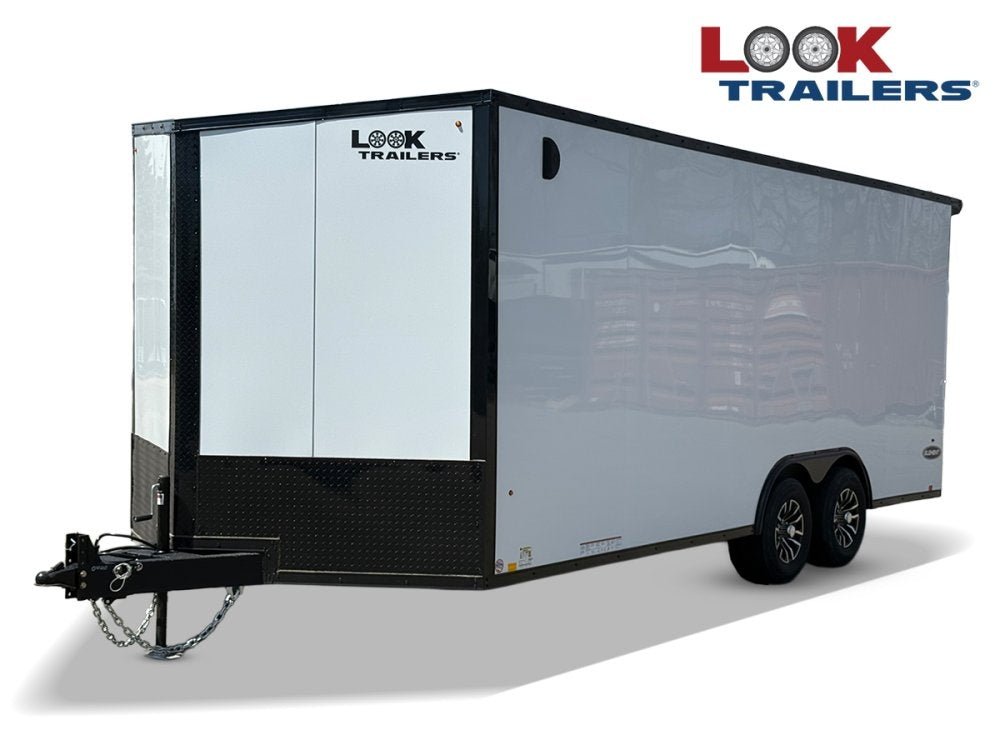 8.5 x 20 Look Trailers Element SE Flat Top V Nose Enclosed Trailer - (2) 5.2k lb Axles 140440 - Stryker Dealership Group