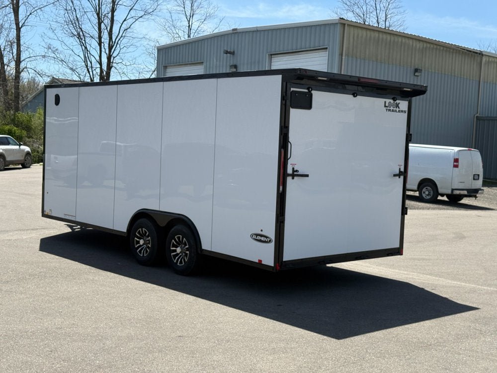 8.5 x 20 Look Trailers Element SE Flat Top V Nose Enclosed Trailer - (2) 5.2k lb Axles 140440 - Stryker Dealership Group