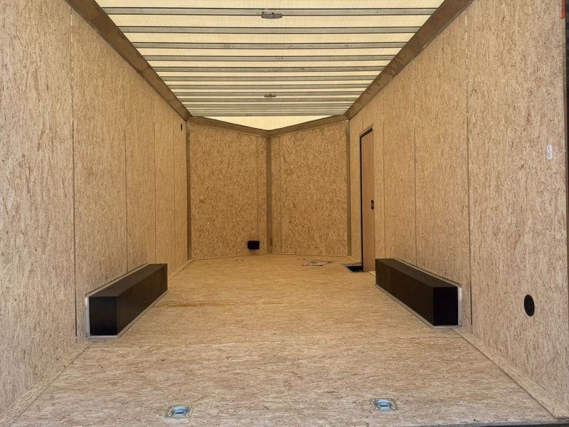 8.5 x 20 Look Trailers Element SE Flat Top V Nose Enclosed Trailer - (2) 5.2k lb Axles 140440 - Stryker Dealership Group