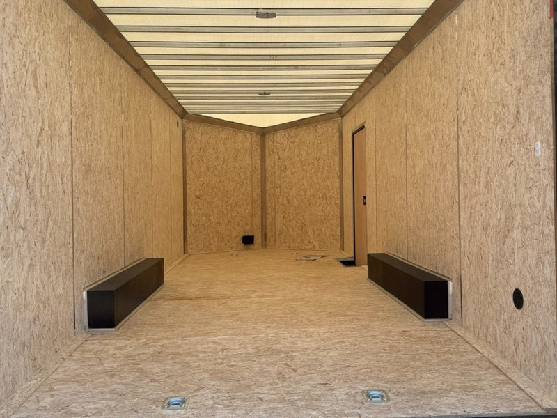 8.5 x 20 Look Trailers Element SE Flat Top V Nose Enclosed Trailer - (2) 5.2k lb Axles 140440 - Stryker Dealership Group