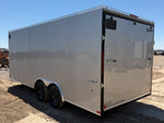 8.5 x 20 Outback DLX Flat Top V Nose Car Hauler (2) - 5200 lbs Axles 146226 - Stryker Dealership Group