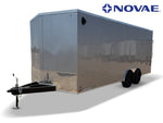 8.5 x 20 Outback DLX Flat Top V Nose Car Hauler (2) - 5200 lbs Axles 146226 - Stryker Dealership Group