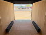 8.5 x 20 Outback DLX Flat Top V Nose Car Hauler (2) - 5200 lbs Axles F14622 - Stryker Dealership Group