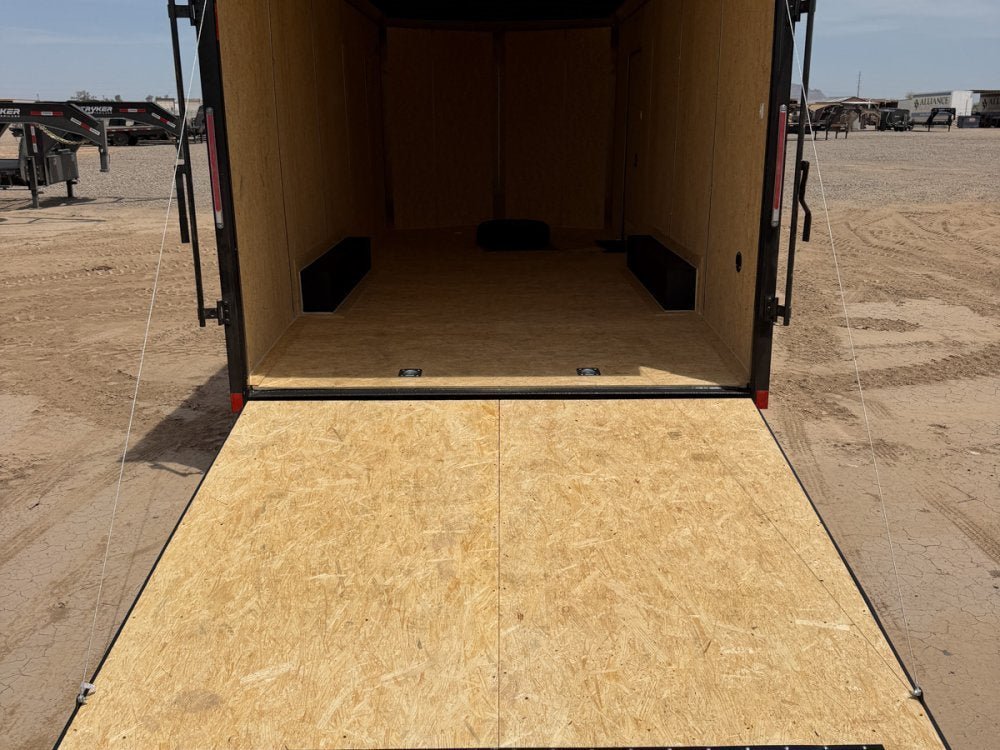 8.5 x 20 SE 10K Flat Top Sloped V Nose Car Hauler (2) 5000 lb Axles 146227 - Stryker Dealership Group