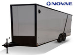 8.5 x 20 SE 10K Flat Top Sloped V Nose Car Hauler (2) 5000 lb Axles 146227 - Stryker Dealership Group