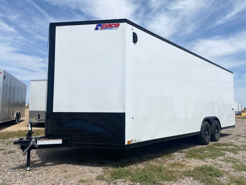 8.5 x 24 Journey SE Flat Top Sloped V Nose Car Hauler (2) 5200 lbs Axles 131283 - Stryker Dealership Group
