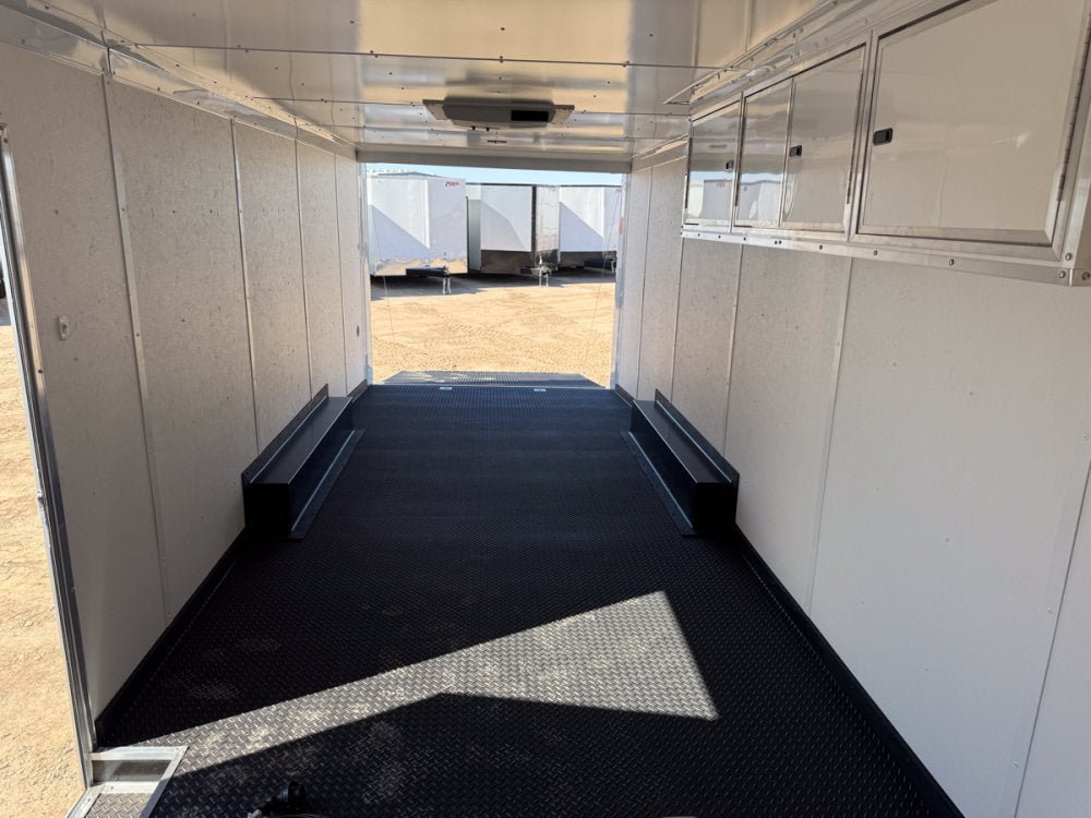 8.5 x 24 Journey SE Flat Top Sloped V Nose Car Hauler (2) 5200 lbs Axles 132855 - Stryker Dealership Group
