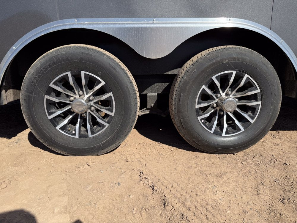 8.5 x 24 Journey SE Flat Top Sloped V Nose Car Hauler (2) 5200 lbs Axles 132855 - Stryker Dealership Group