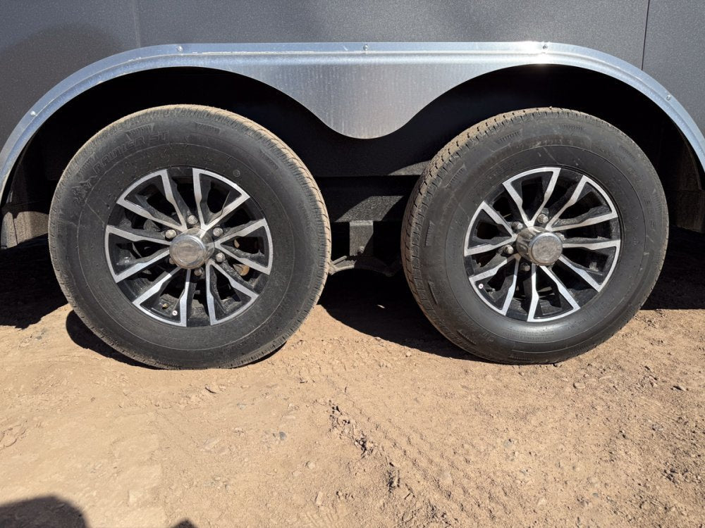 8.5 x 24 Journey SE Flat Top Sloped V Nose Car Hauler (2) 5200 lbs Axles 132855 - Stryker Dealership Group