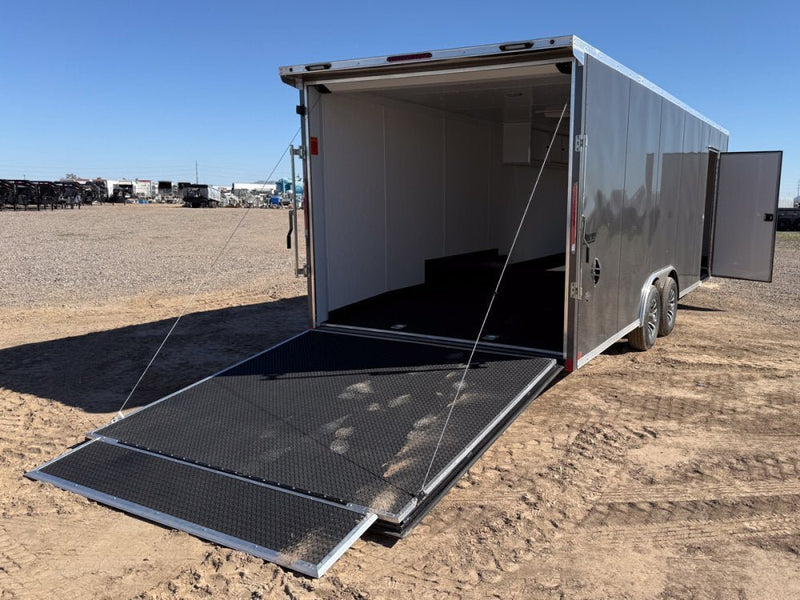 8.5 x 24 Journey SE Flat Top Sloped V Nose Car Hauler (2) 5200 lbs Axles 132855 - Stryker Dealership Group