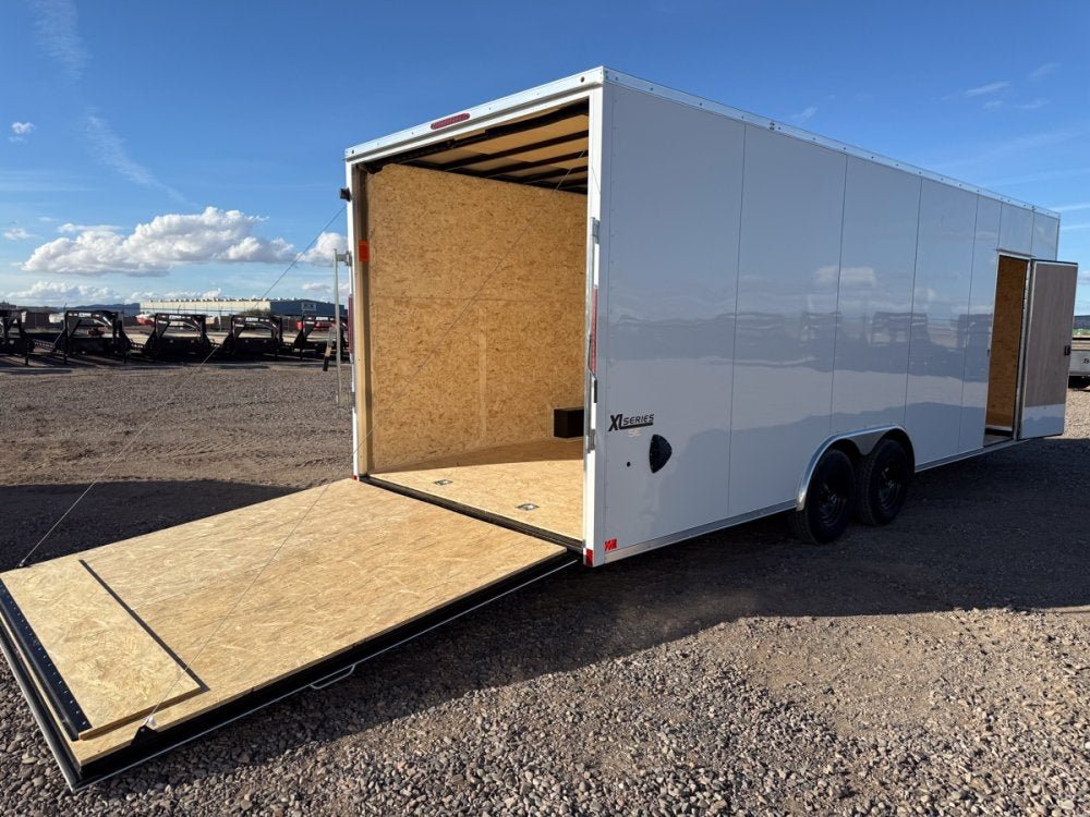 8.5 x 24 Journey SE Flat Top Sloped V Nose Car Hauler (2) 5200 lbs Axles 135138 - Stryker Dealership Group