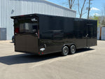 8.5 x 24 Look Trailers Element SE Flat Top V Nose Enclosed Trailer - (2) 5.2k lb Axles 140442 - Stryker Dealership Group
