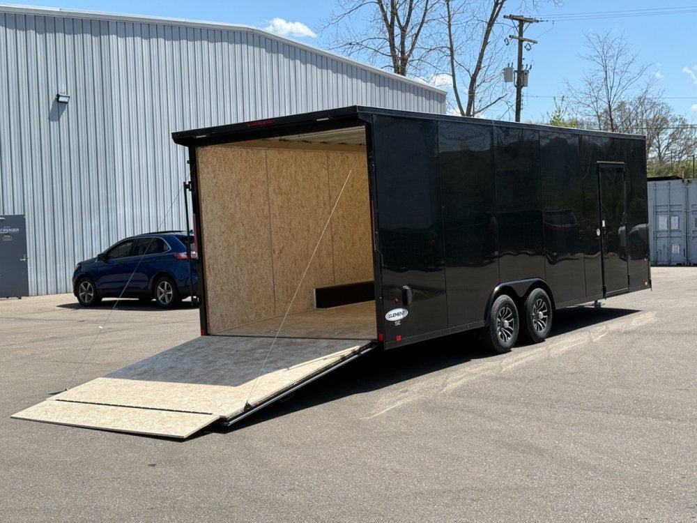 8.5 x 24 Look Trailers Element SE Flat Top V Nose Enclosed Trailer - (2) 5.2k lb Axles 140442 - Stryker Dealership Group
