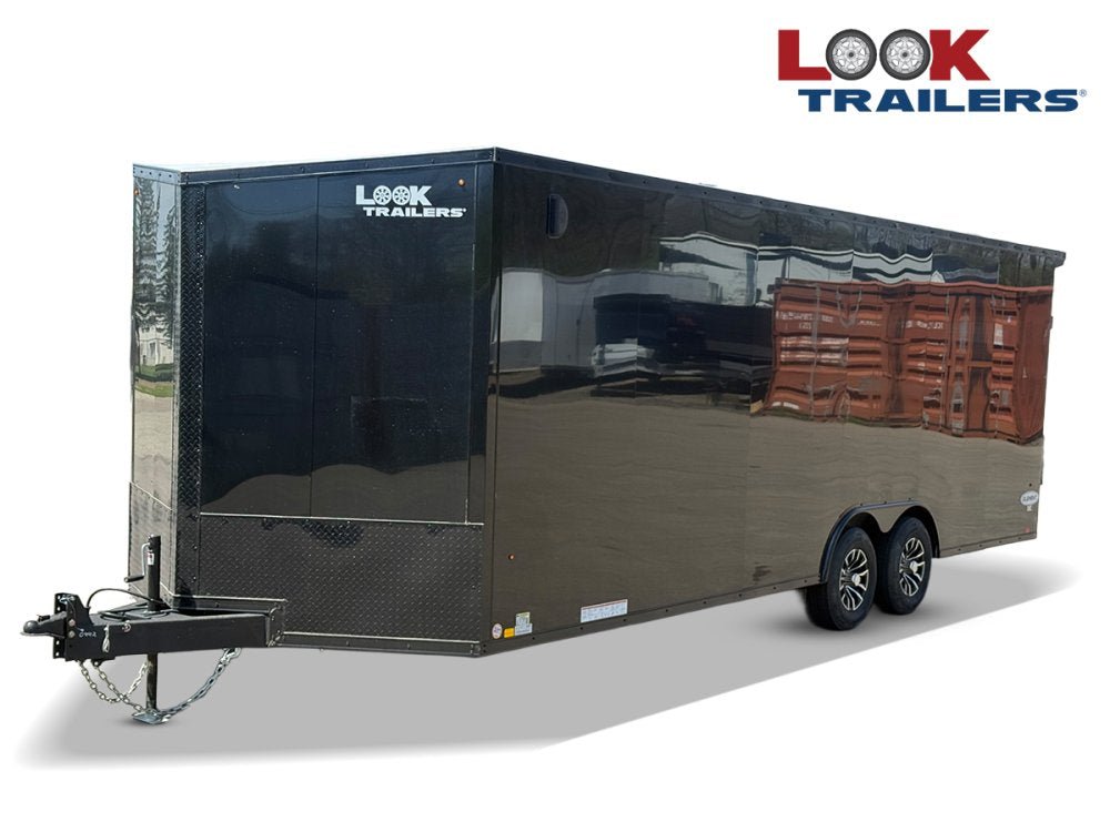 8.5 x 24 Look Trailers Element SE Flat Top V Nose Enclosed Trailer - (2) 5.2k lb Axles 140442 - Stryker Dealership Group