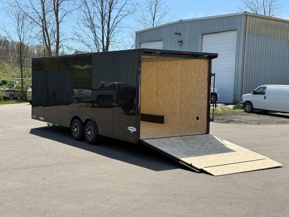 8.5 x 24 Look Trailers Element SE Flat Top V Nose Enclosed Trailer - (2) 5.2k lb Axles 140442 - Stryker Dealership Group