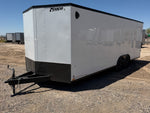 8.5 x 24 Outback DLX Flat Top V Nose Car Hauler (2) - 5200 lbs Axles 146214 - Stryker Dealership Group