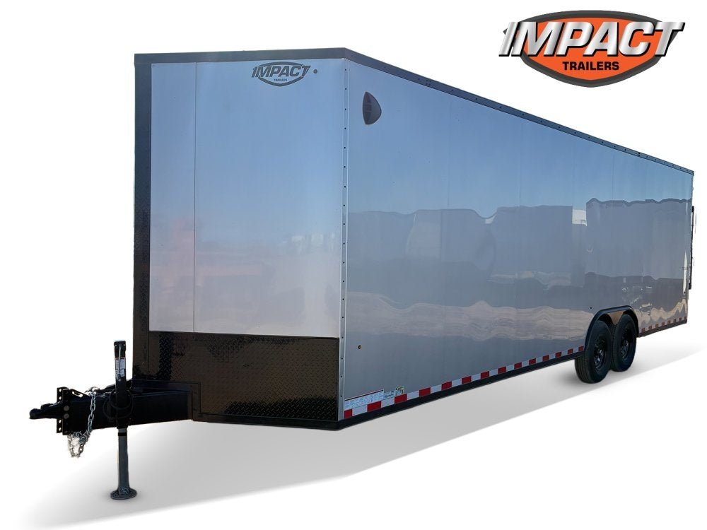 8.5 x 28 Tremor SE Flat Top Sloped V Nose Enclosed Trailer - (2) 7000 lb Axle 129562 - Stryker Dealership Group