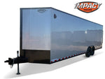 8.5 x 28 Tremor SE Flat Top Sloped V Nose Enclosed Trailer - (2) 7000 lb Axle 129562 - Stryker Dealership Group