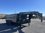 14' Stryker SDT Gooseneck Dump Trailer 48" Side Walls - (2) 7k Axles 3931