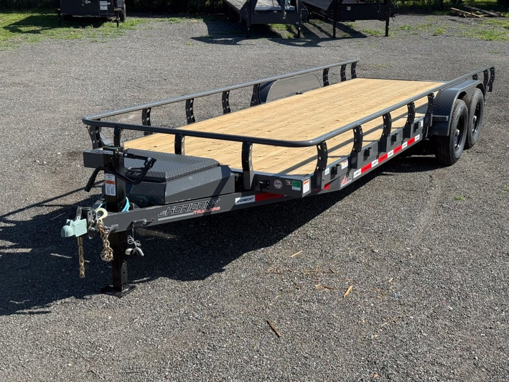 22' Horizon UTZ Bumper Pull Utility Trailer - (2) 7K Axles 016804