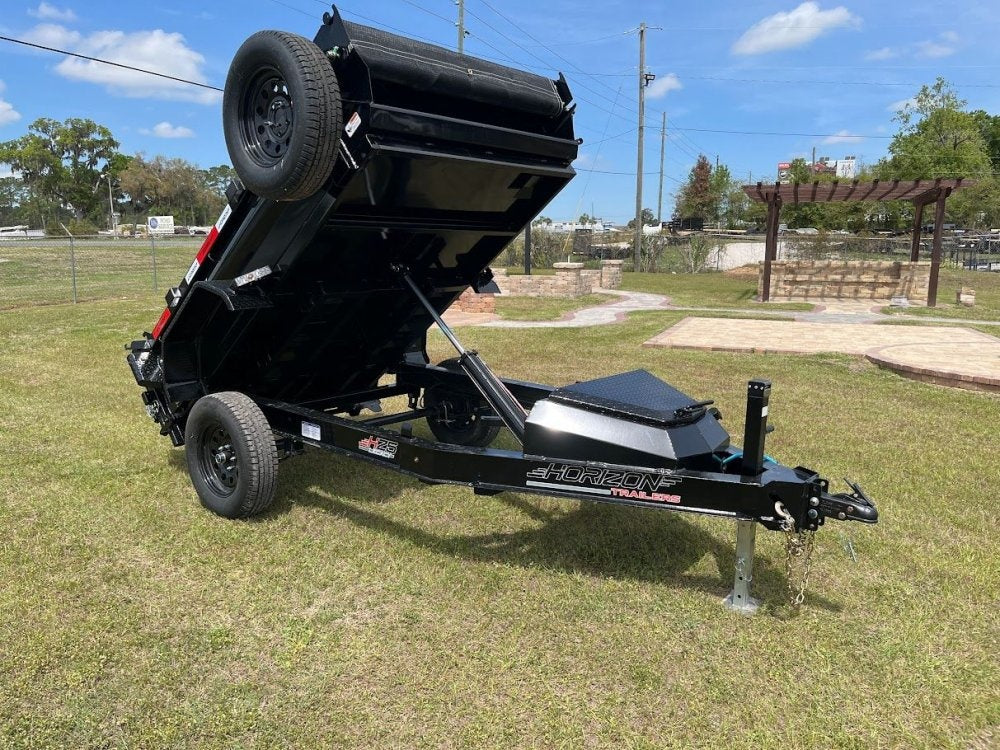 8' HZ5 Dump Trailer Single 3.5K Axle 18" Side Walls - Dump Trailers - Stryker Dealership Group