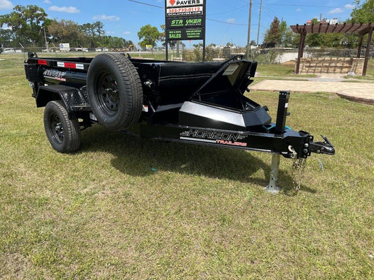 8' HZ5 Dump Trailer Single 3.5K Axle 18" Side Walls - Dump Trailers - Stryker Dealership Group