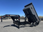 14' Stryker SDT Gooseneck Dump Trailer 48" Side Walls - (2) 7k Axles 3931