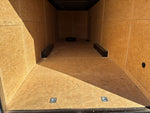 8.5 x 28 Tremor SE Flat Top Sloped V Nose Enclosed Trailer - (2) 7000 lb Axle 129562
