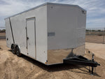 8.5 x 20 DX 7K Flat Top V Nose Car Hauler (2) - 3500 lb Axles 149904