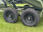 12' x 6' Dump Trailer DRM 24" Side Walls (2) 7K Axles Scissor Lift 10093