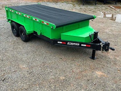 14'x83" BP Dump Trailer 2ft Sides, (2) 7k Axles 001056