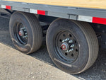 40' HD Hotshot (2) 10k Axles Straight Deck, DERATED Non-CDL 18 Ply Super Singles 001511