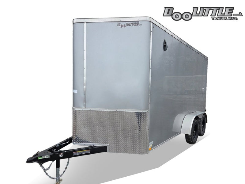 7 x 14 Doolittle Enclosed Trailer - (2) 3.5k Axle 070748