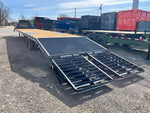 40' DKO Gooseneck Deckover 35' + 5' Mega Ramps (2) 12K Axles 011386