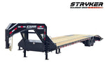 40' Stryker Gooseneck (2) 12K Axles Mega Ramps Dual Wheels 3506