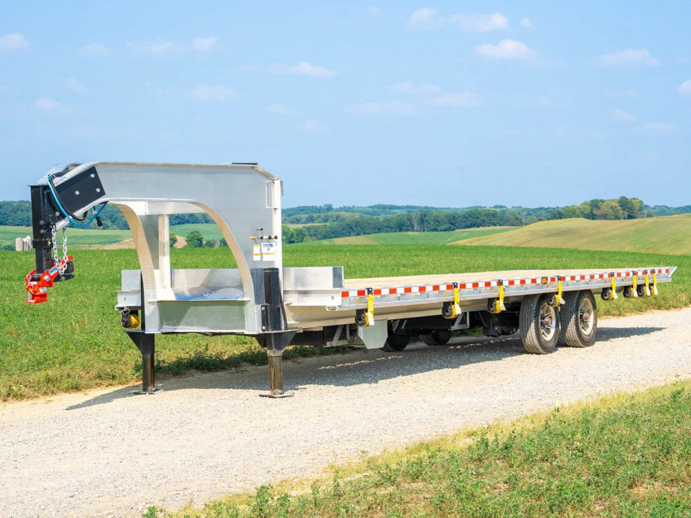 Aluminum Gooseneck Tilt Flatbed Trailer