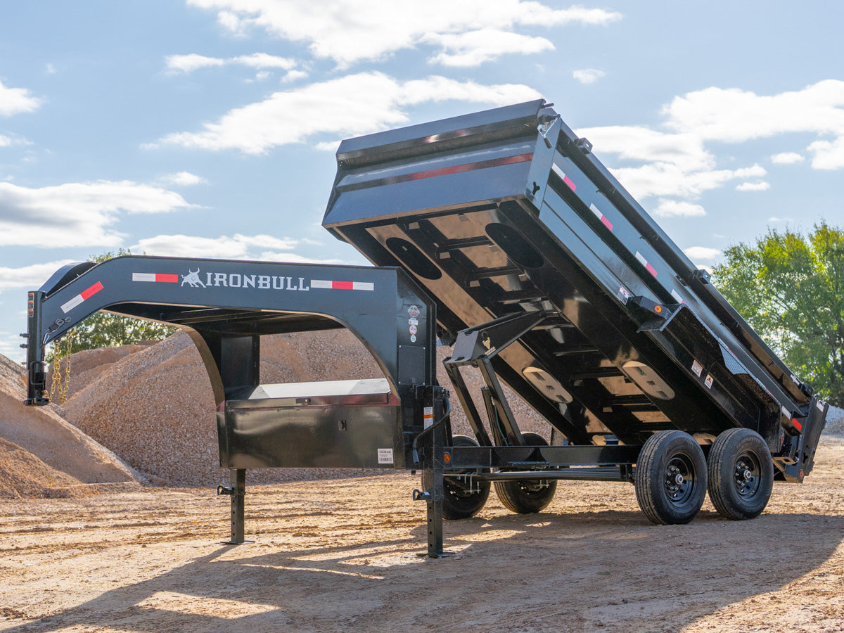 IronBull DTG Gooseneck Dump Trailer