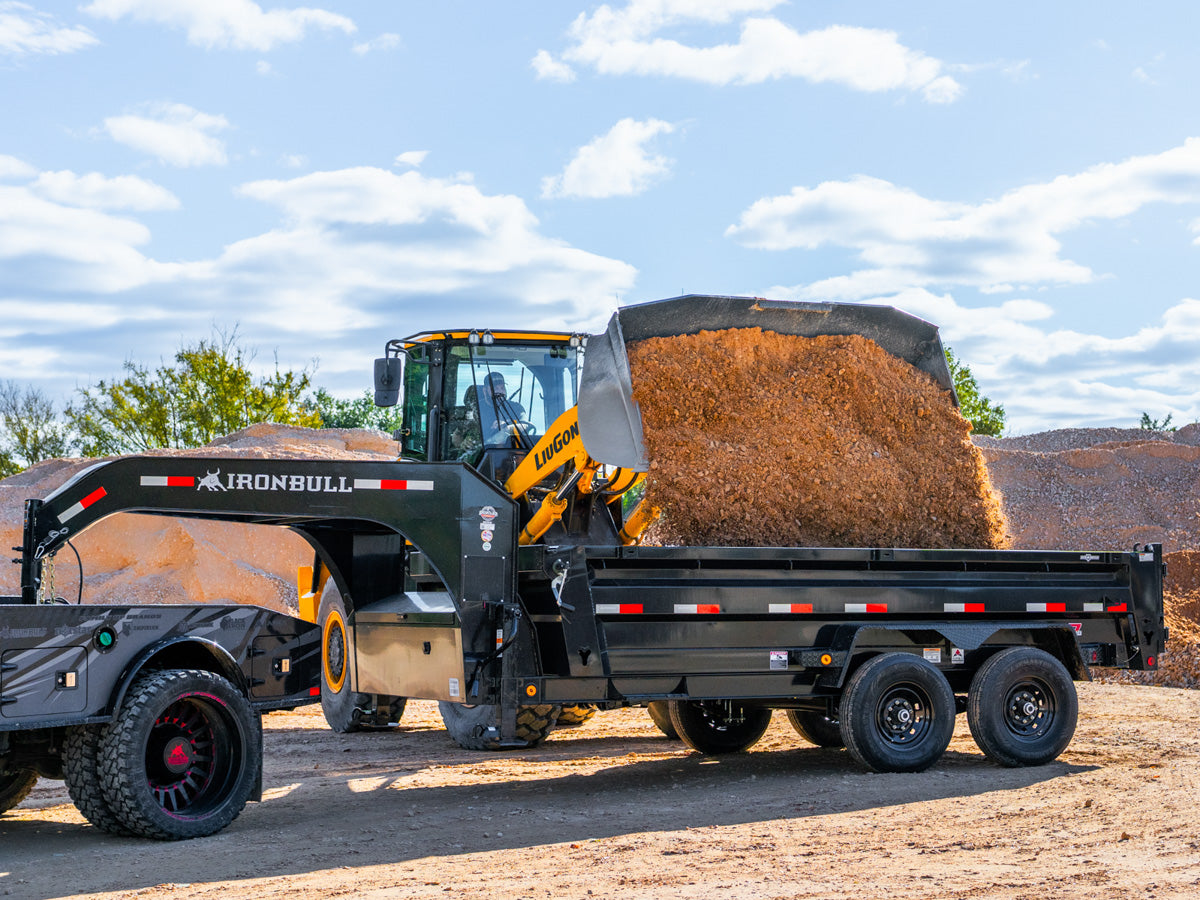 IronBull DTG Gooseneck Dump Trailer