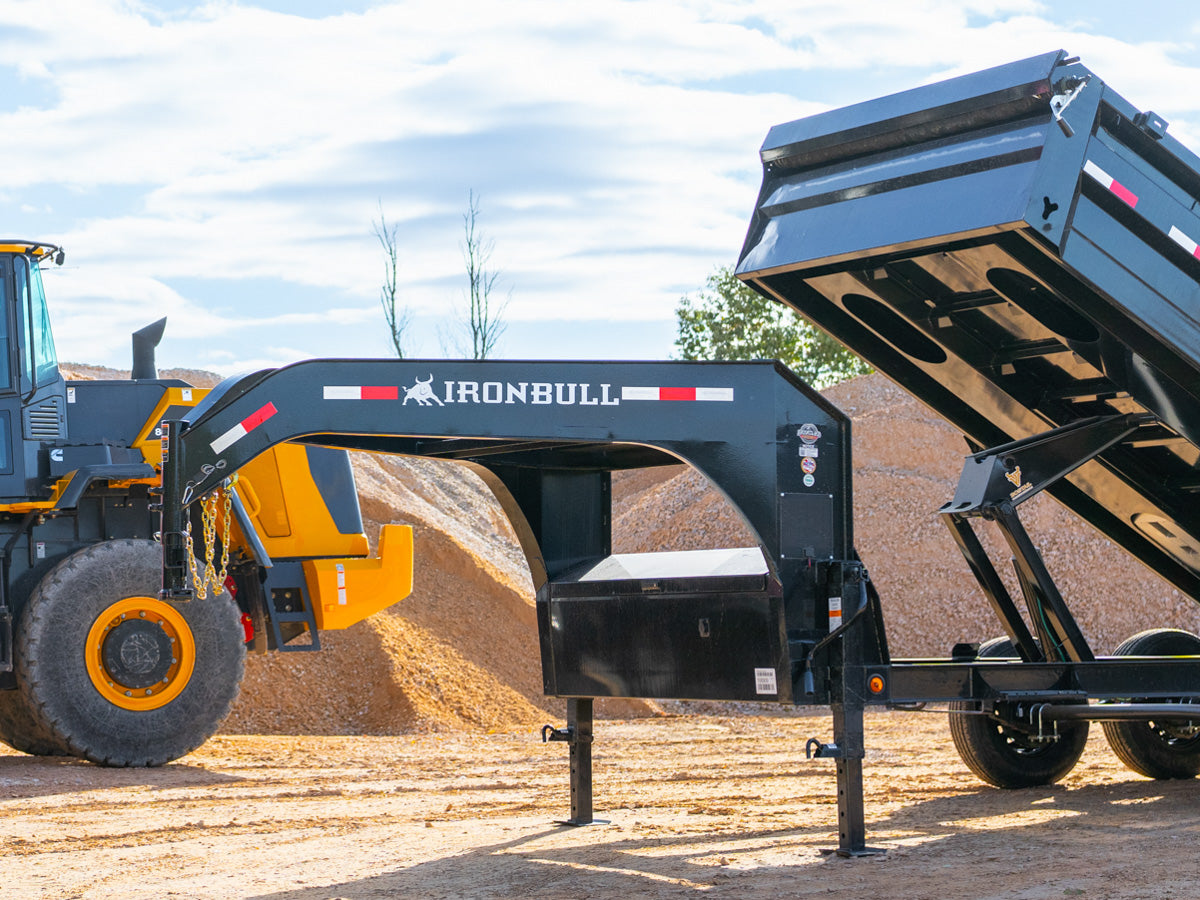 IronBull DTG Gooseneck Dump Trailer