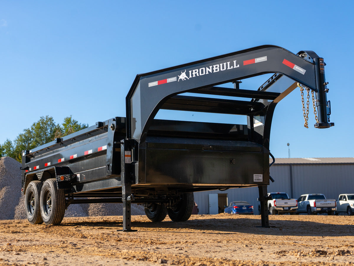 IronBull DTG Gooseneck Dump Trailer