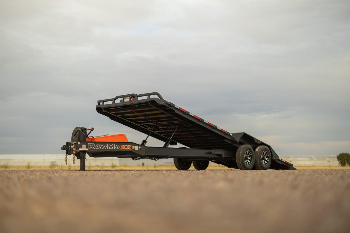 RawMaxx FYH Bumper Pull 83" Full Tilt Trailer