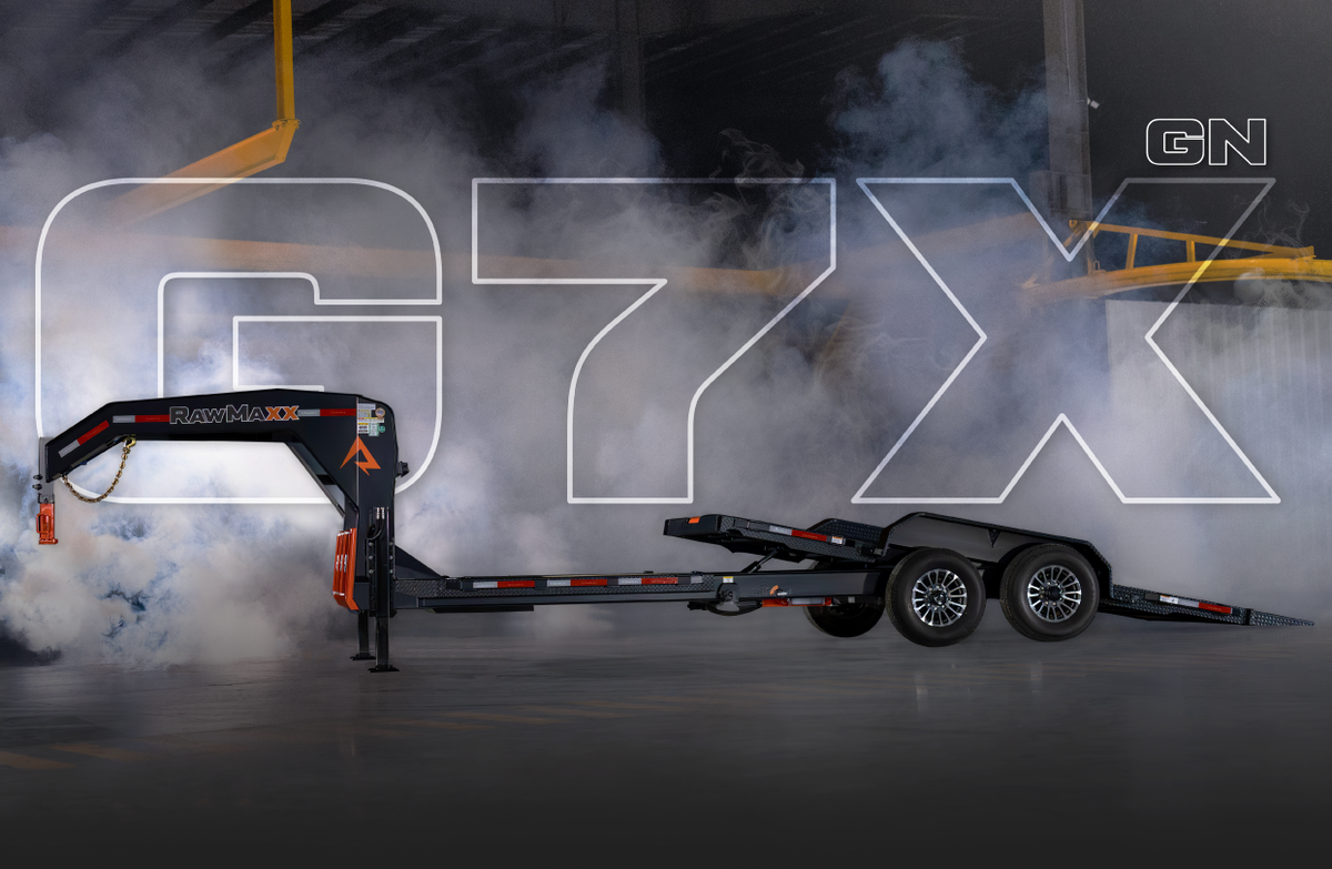 RawMaxx G7X Gooseneck 83" Gravity Tilt Trailer