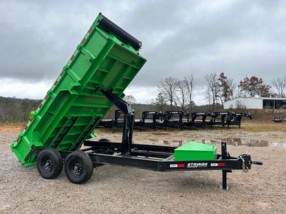 14'x83" BP Dump Trailer 2ft Sides, (2) 7k Axles 001056