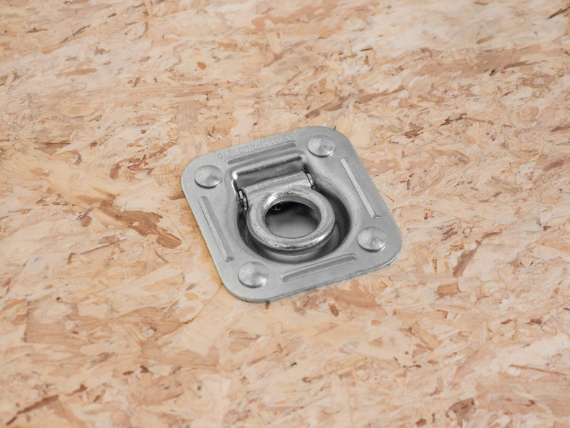 Four Recessed 5,000 lb D-Rings