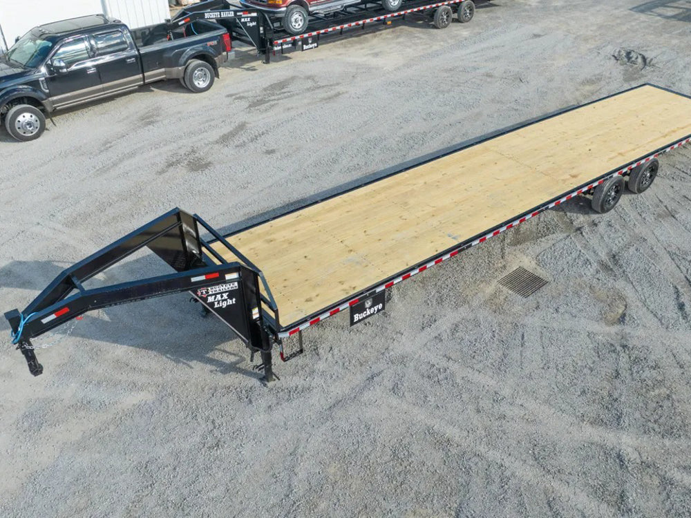 Max Light 40′ Gooseneck Flatbed Trailer